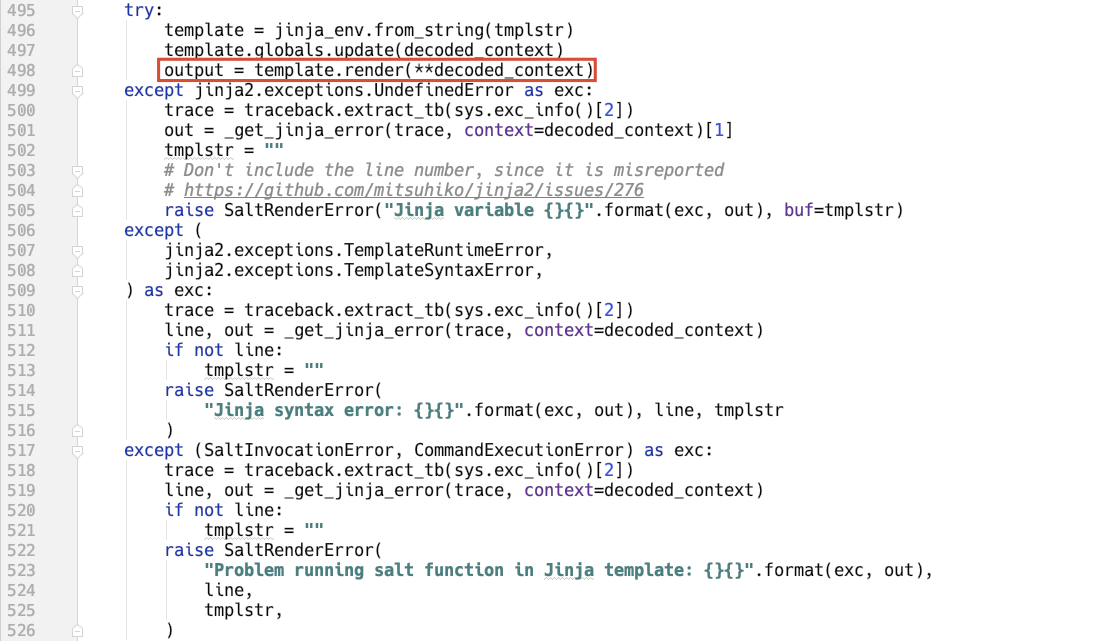SaltStack远程执行代码多个高危漏洞透析(CVE-2021-252812528225283) - 作者:云鼎实验室 SaltStack远程执行代码多个高危漏洞透析(CVE-2021-252812528225283) - 作者:云鼎实验室