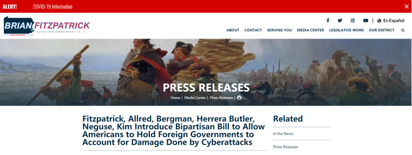 国会提案:美国公民可以就网络攻击向外国政府问责索赔 - 作者:kirazhou-安全小百科