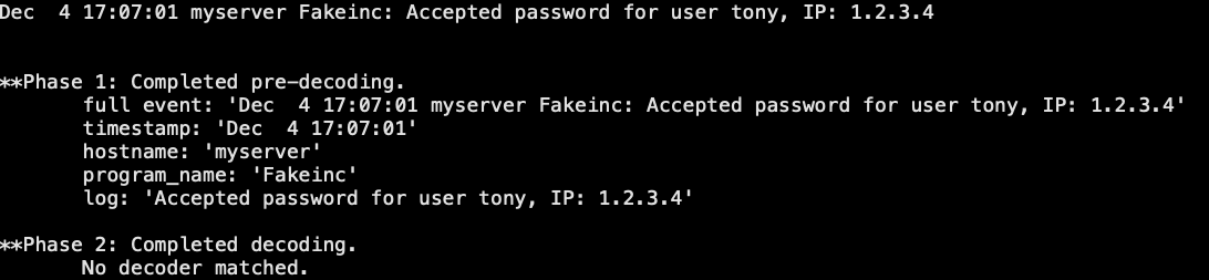 Wazuh解码与规则匹配 - 作者:球球大魔王tt-安全小百科