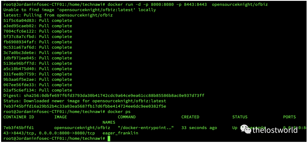 Apache OFBiz rmi反序列化(CVE-2021-26295)复现 - 作者:thelostworld Apache OFBiz rmi反序列化(CVE-2021-26295)复现 - 作者:thelostworld