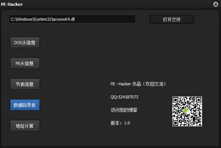 PE格式分析工具 - 作者:PEHacker-安全小百科