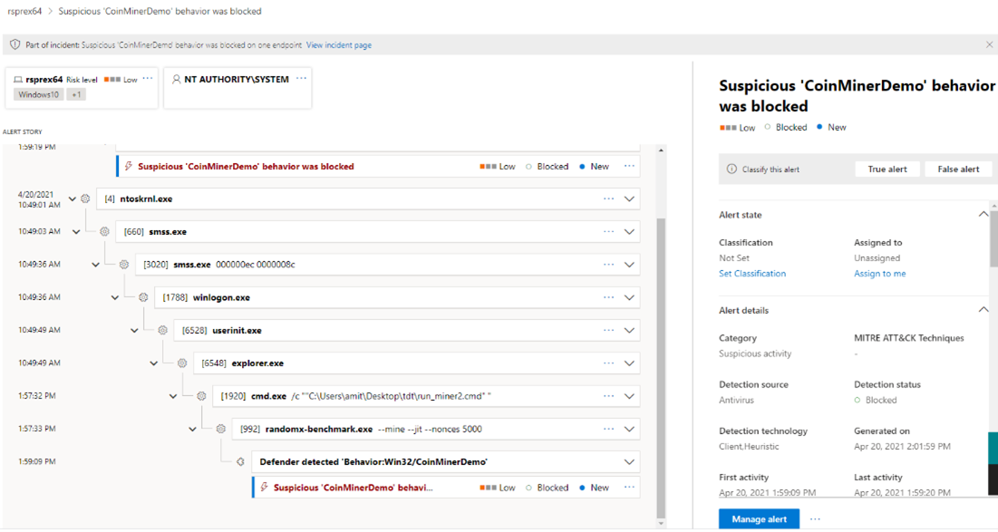 微软宣布使用Intel TDT技术检测挖矿木马 - 作者:Avenger-安全小百科