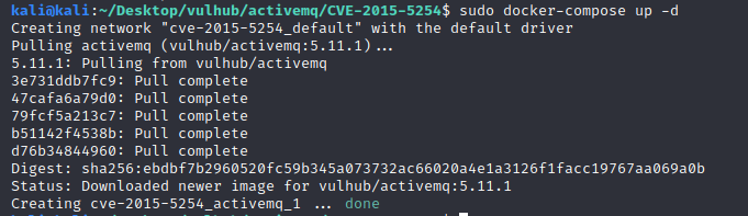 kali linux搭建vulhub环境 - 作者:fancyele kali linux搭建vulhub环境 - 作者:fancyele