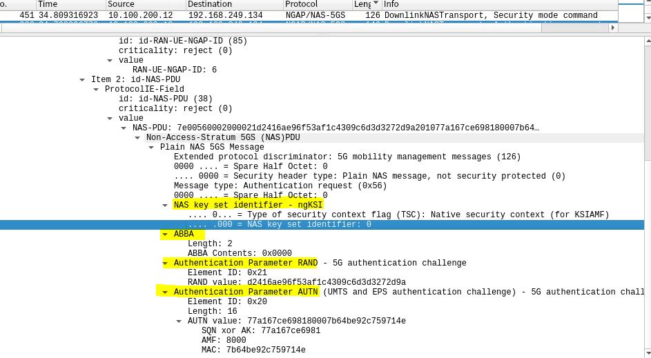 基于free5gc+UERANSIM 5G模拟环境的5G_AKA协议解析 - 作者:中兴沉烽实验室 基于free5gc+UERANSIM 5G模拟环境的5G_AKA协议解析 - 作者:中兴沉烽实验室