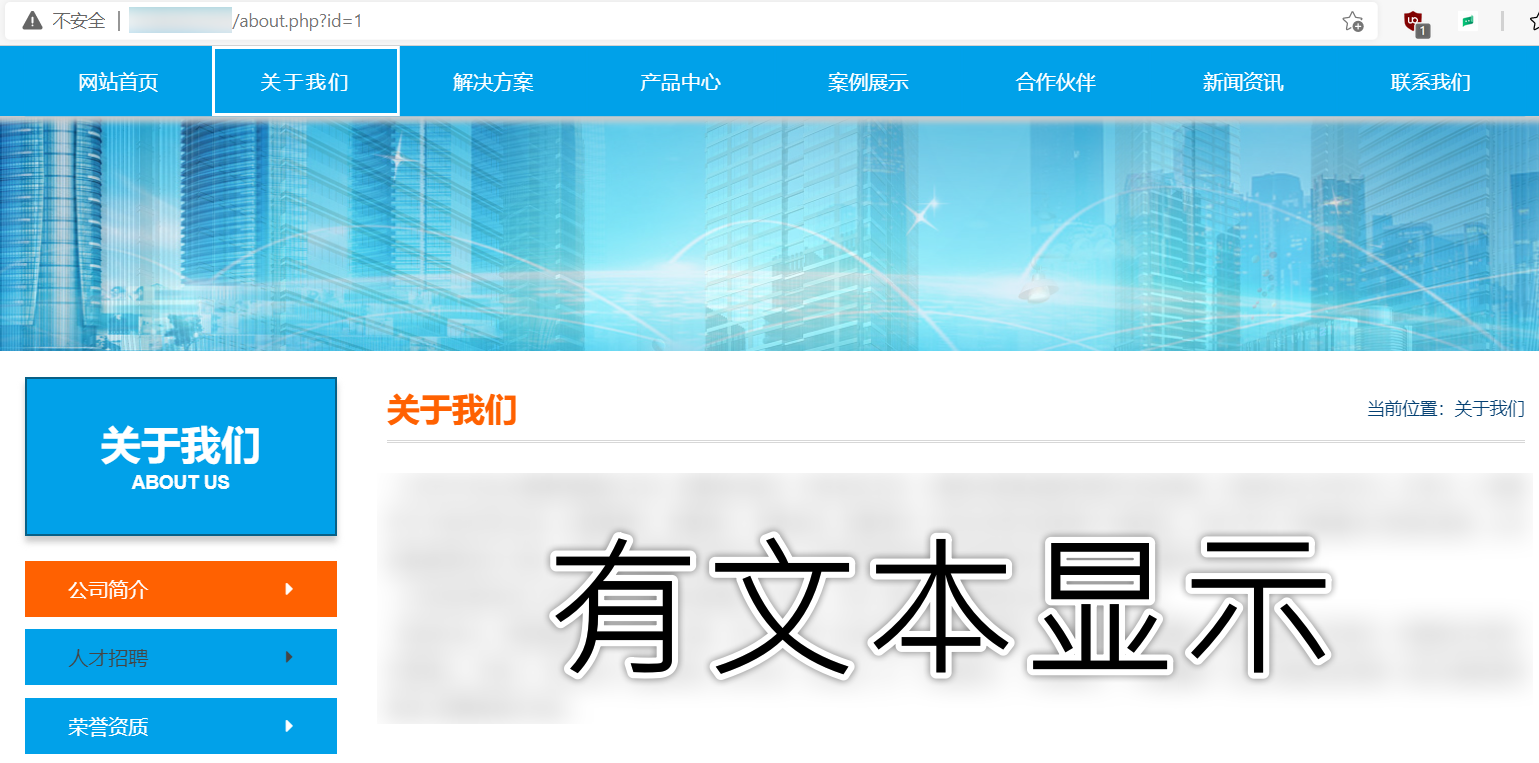 记某公司前台SQL注入漏洞 - 作者:dgz123456 记某公司前台SQL注入漏洞 - 作者:dgz123456