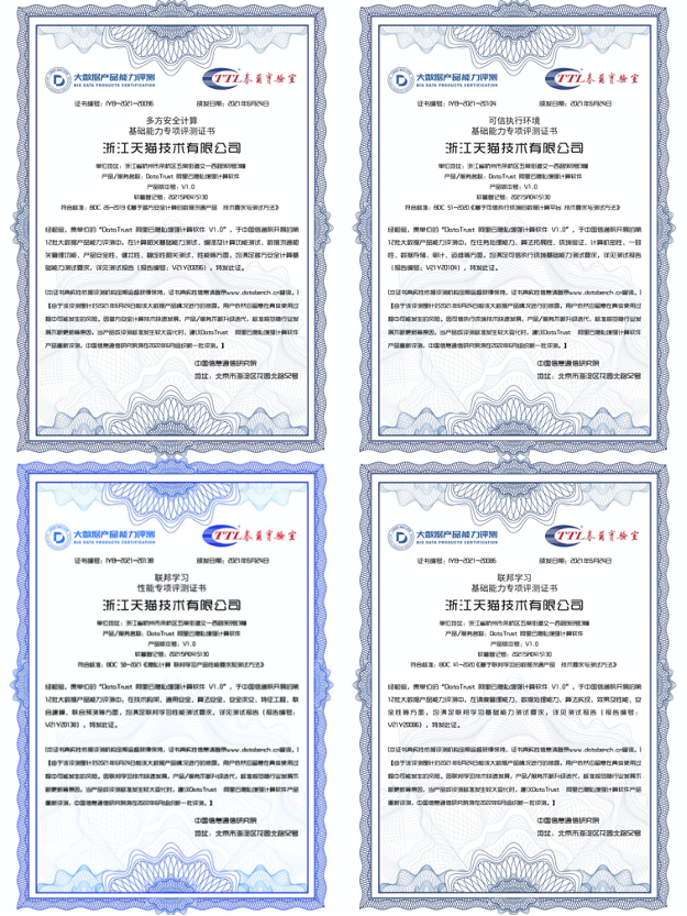 4项认定!阿里云DataTrust隐私增强计算平台通过信通院大数据产品能力评测 - 作者:阿里云安全-安全小百科