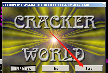 逆向破解-crackme001(共160)之Acid burn - 作者:steward 逆向破解-crackme001(共160)之Acid burn - 作者:steward