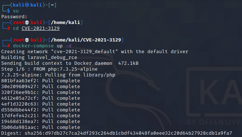 CVE-2021-3129 Laravel Debug mode 远程代码执行漏洞复现 - 作者:17608406504 CVE-2021-3129 Laravel Debug mode 远程代码执行漏洞复现 - 作者:17608406504