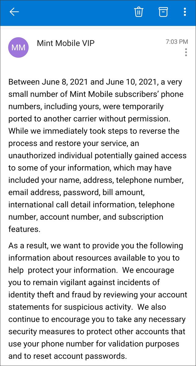 个人隐私如何保证?美国电信公司Mint Mobile遭黑客攻击 - 作者:中科天齐软件安全中心 个人隐私如何保证?美国电信公司Mint Mobile遭黑客攻击 - 作者:中科天齐软件安全中心