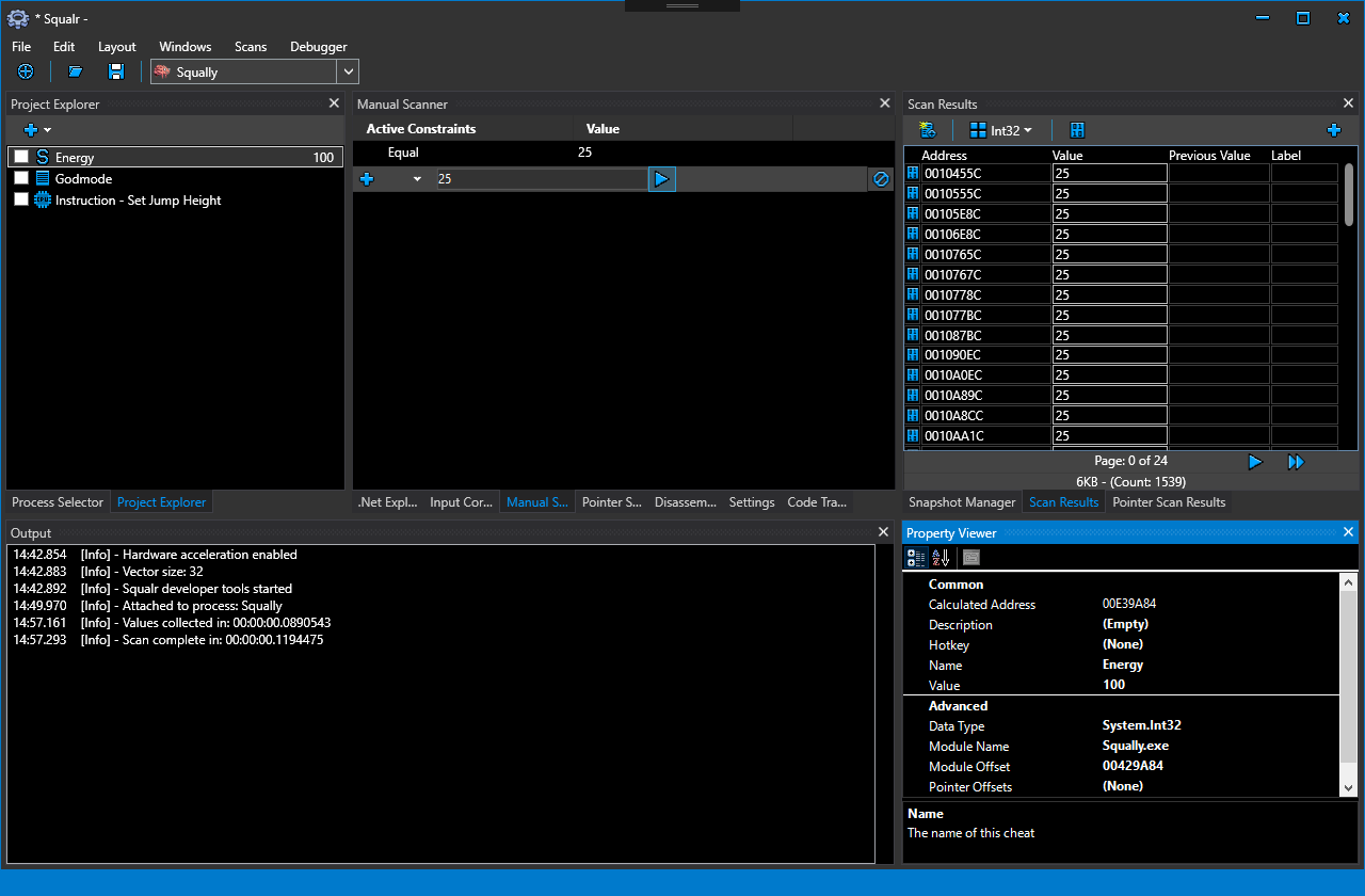 安全小百科-Squalr:用C#编写的游戏黑客工具 – 作者:Alpha_h4ck