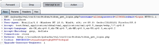 pikachu靶场-CSRF(跨站请求伪造)-CSRF Token login - 作者:知非知非知非 pikachu靶场-CSRF(跨站请求伪造)-CSRF Token login - 作者:知非知非知非