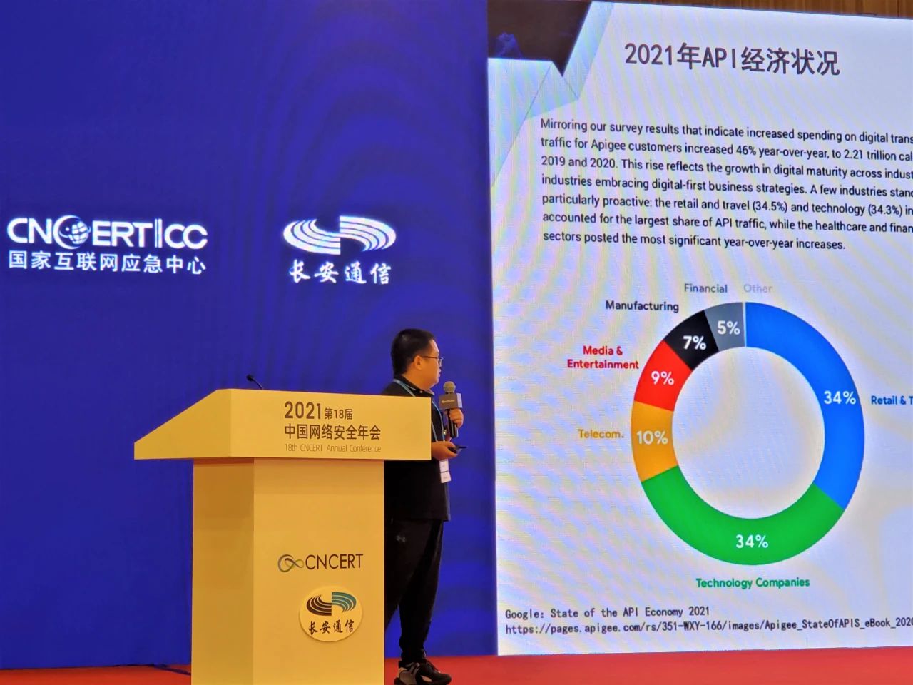 数字观星CTO孙荣华受邀参加2021年中国网络安全年会并发表《基于API安全视角的数据安全治理》主题演讲 - 作者:DSO观星市场部-安全小百科