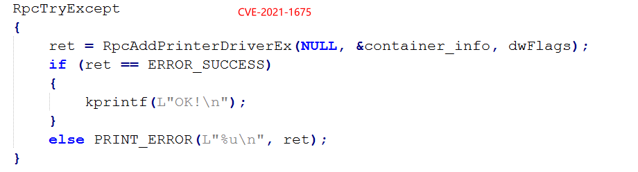 CVE-2021-1675漏洞及利用分析 - 作者:tianxuanseclab-安全小百科