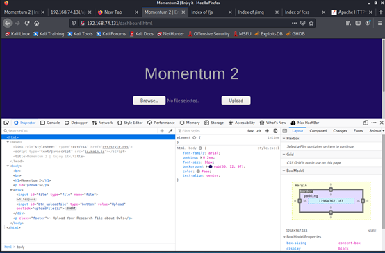 渗透测试实战-vulnhub靶机 momentum-2 - 作者:littlefresh 渗透测试实战-vulnhub靶机 momentum-2 - 作者:littlefresh