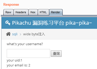 pikachu靶场-Sql Inject(SQL注入)-宽字节注入 - 作者:知非知非知非 pikachu靶场-Sql Inject(SQL注入)-宽字节注入 - 作者:知非知非知非