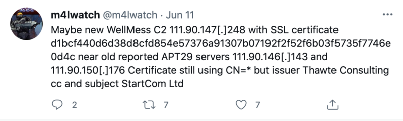 APT 29组织的30多台C&C服务器被发现,目标对象仍未知 - 作者:Avenger APT 29组织的30多台C&C服务器被发现,目标对象仍未知 - 作者:Avenger
