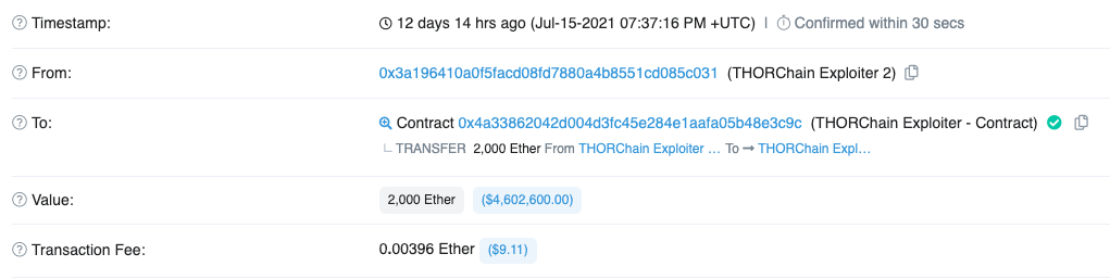 THORChain 连遭三击,黑客会是同一个吗? - 作者:SlowMist慢雾科技 THORChain 连遭三击,黑客会是同一个吗? - 作者:SlowMist慢雾科技