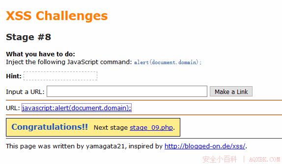 XSS Challenges wp XSS Challenges wp