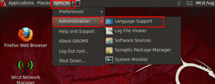 language support - 选择语言设置 language support - 选择语言设置