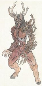 麋鹿女神Yhoundeh（外神的代表）-安全小百科