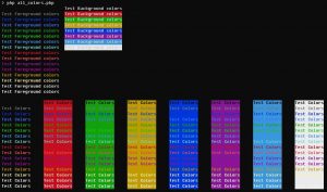 PHP 命令行(CLI)脚本使用彩色着色类: PHP Class for Coloring PHP Command Line (CLI) Scripts Output-安全小百科