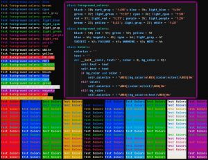 Python 命令行(CLI)脚本使用彩色着色类 Python Class for Coloring Python Command Line (CLI) Scripts Output-安全小百科