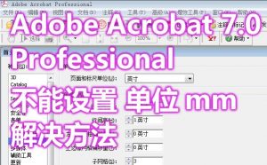 Adobe Acrobat 7.0 Professional 不能设置单位为mm 解决方法-安全小百科